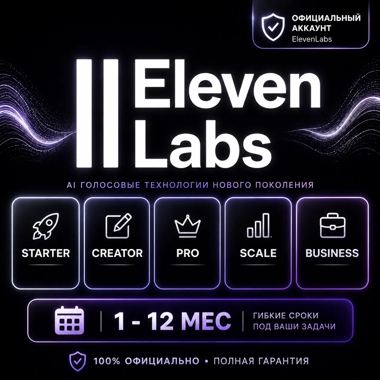 ElevenLabs Scale -  1 Year - Upgrade Existing Account - Login with Google